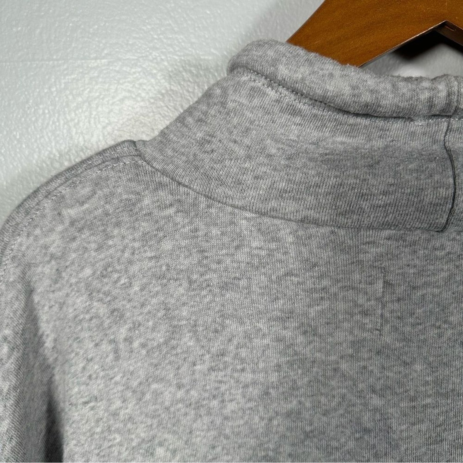 American Eagle Grey Oversized Pullover Drawstring… - image 7