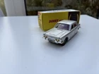 Vintage Dinky Toys 164 Ford Zodiac In Silver Good Original with Box