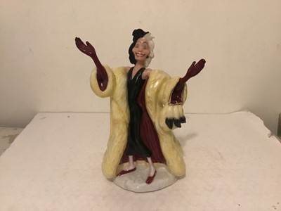 Royal Doulton Disney 101 Dalmatiner Cruella De Ville Figur DM1 Top Zustand