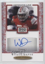 2021 Sage Premier Draft Auto Red Wyatt Davis #A10 Auto qf8
