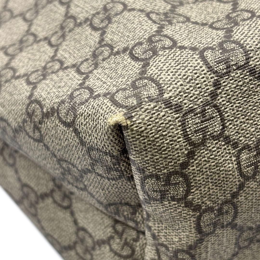 GUCCI Tote Bag GG Supreme PVC Beige Authentic Women's Fashion thumbnail 7