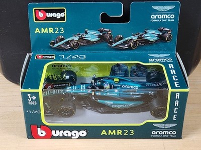 2024 #14 Fernando Alsonso Aston Martin AMR23 1/43 Bburago Formula 1 F1 Diecast