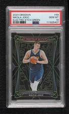 2023 Panini Obsidian Electric Etch Green 16/25 Nikola Jokic PSA 10 GEM MT 14t3