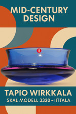 TAPIO WIRKKALA SKÅL 3320 IITTALA 60ER MIDCENTURY SPACE AGE DESIGN GLASSCHALE