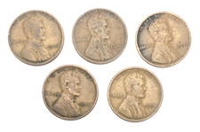 1926 LINCOLN CENTS, All Phil, 5 coin lot Combined shipping available