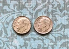 LOT - 1963 "Denver" (FSB/BOLD MM) & 1964 "Philadelphia” (Full Band) silver dimes
