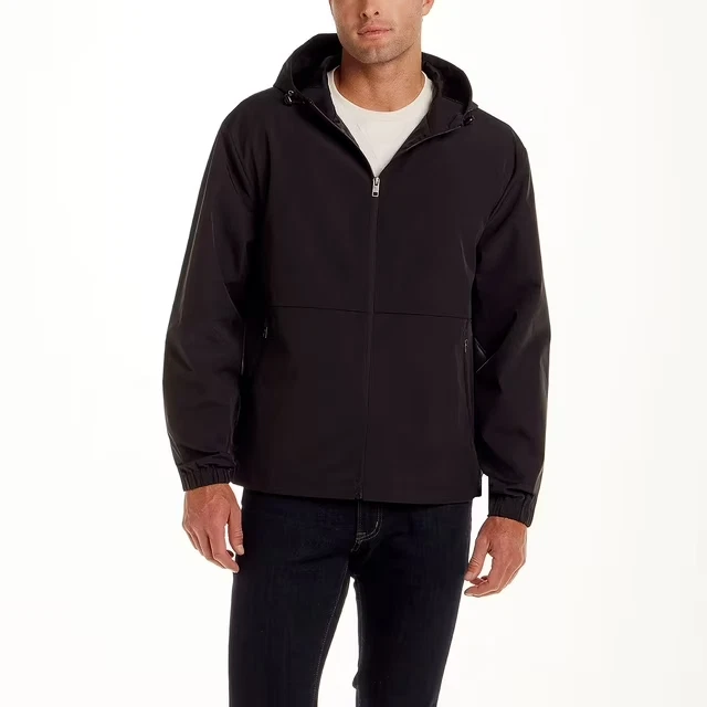NWT WP Weatherproof Men's Rain Jacket Size XL Black - product detail image 1