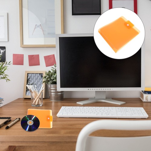 Estuche de almacenamiento de discos portátil de 1 pieza de 12 capacidades contenedor de DVD para almacenamiento en el hogar - Imagen 6 de 12