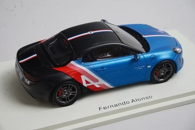 1:43 SPARK S6591 Alpine A110S Truck Sidecar Monza GP 2021 #14 F. Alonso - Image 4 of 4