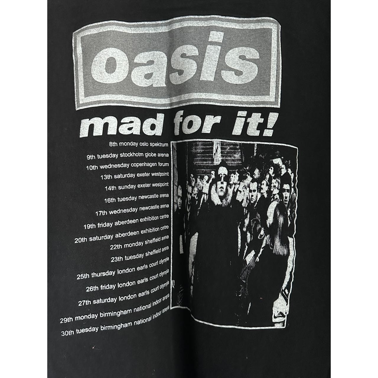 Oasis "Be Here Now Tour 1997" Vintage Reprint Single Stitch T-shirt Brockum Tag
