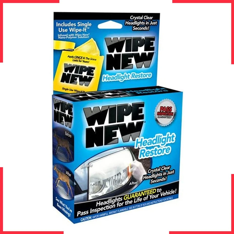 Wipe New Headlight Restore Wipe-On Applicator  Kit - Image 3 of 4