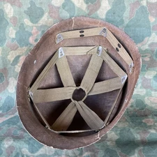 Original WWII US Saint Clair Low Pressure M1 Helmet Liner Unpainted A Washer