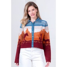 BOHO Western LONG SLV SWEATER CARDIGAN