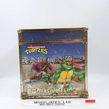 Wooden Toy Chest Teenage Mutant Ninja Turtles TMNT 1980's Storage Box