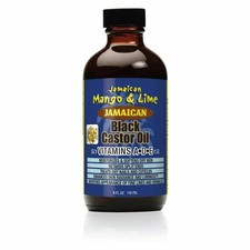 Jamaican Mango Lime Black Castor Oil Vitamin A D E 4 Fl oz Textured Hair Care