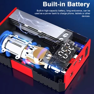 Multifunctional Jump Starter With Air Compressor 2000A Peaks Battery YFMK
