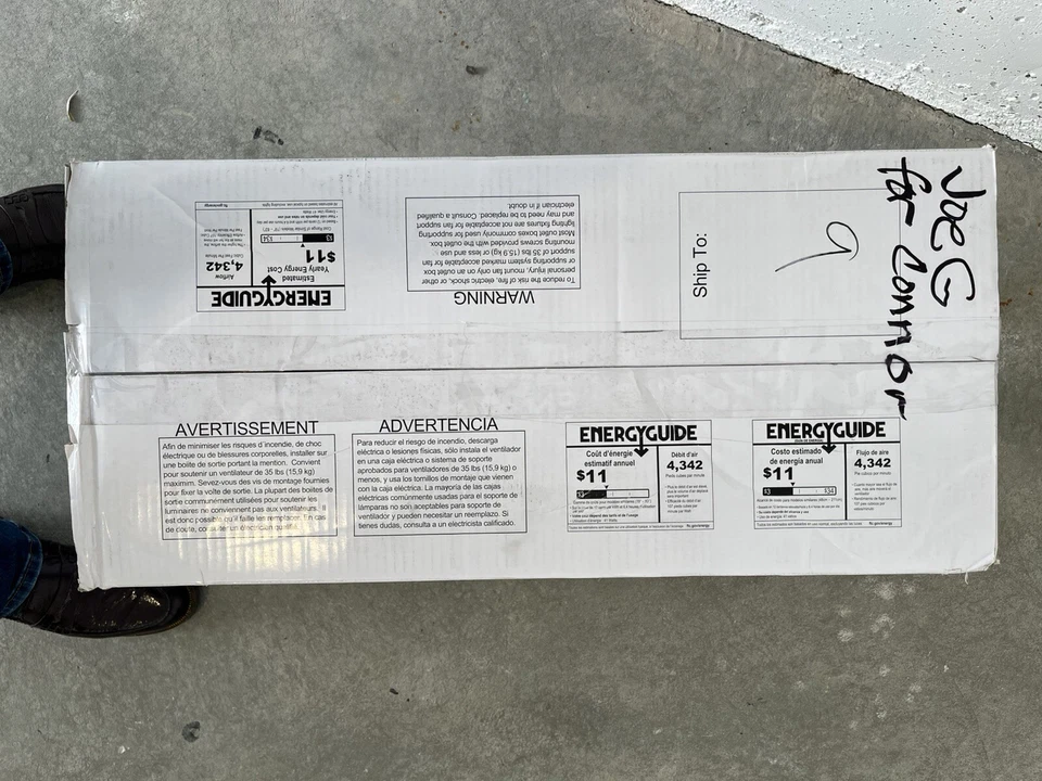 Craftmade INS54FB3 Inspo 54" Ceiling Fan with Wall Control, Flat Black - Image 4 of 4