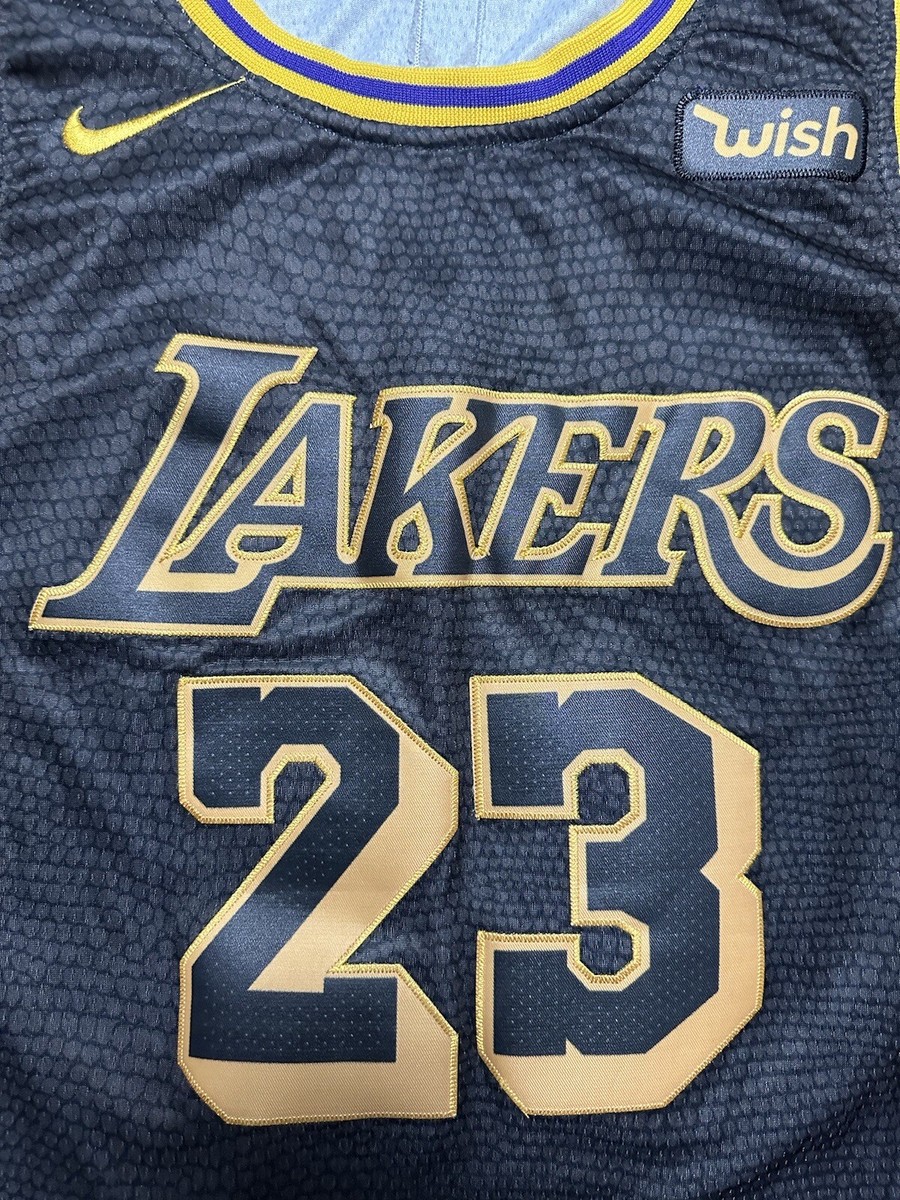 Nike Lakers ユニフォーム 23番 サイズ40 Nike LeBron James 23 NBA Swingman Men's LA Lakers Jersey