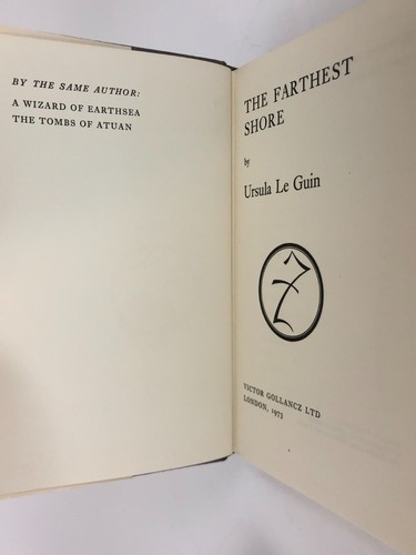 Earthsea Trilogy Ursula Le Guin 1st UK ed/early prints HC DJ 1973 VG set of 3 - Bild 17 von 18