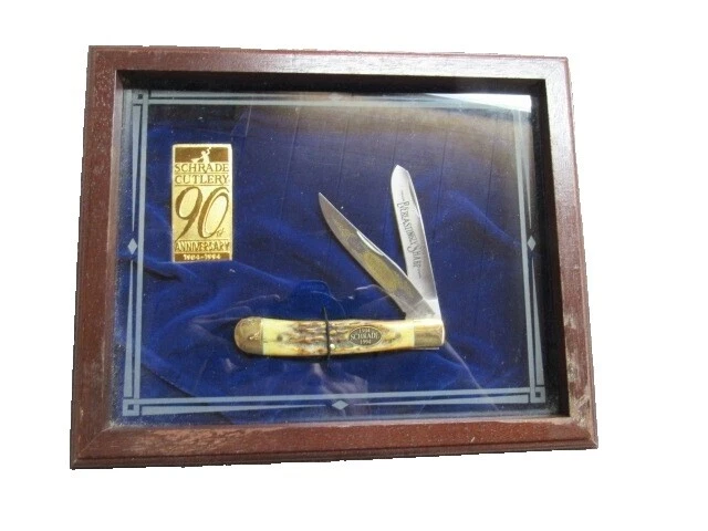 Schrade Ambidextrous Collectible Folding Knives 2 Blades