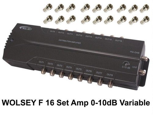 Aerial Amplifier TV Splitter Variable Booster 1 2 4 6 8 12 16 Way LTE700 4G 5G - Picture 16 of 16