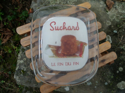 ALTER WERBEMÜNZSAMMLER - SCHOKOLADE SUCHARD - AUS GLAS