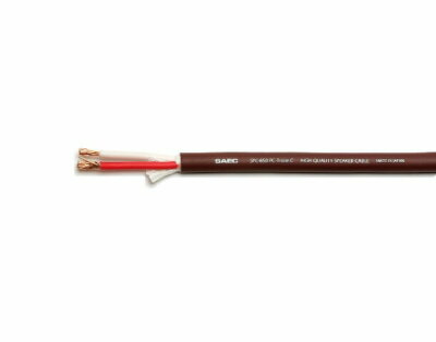 SAEC SPC-850 PC-Triple C Speaker Cable 2core Twisted Structure 16.40ft