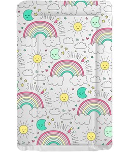 rainbow baby changing mat