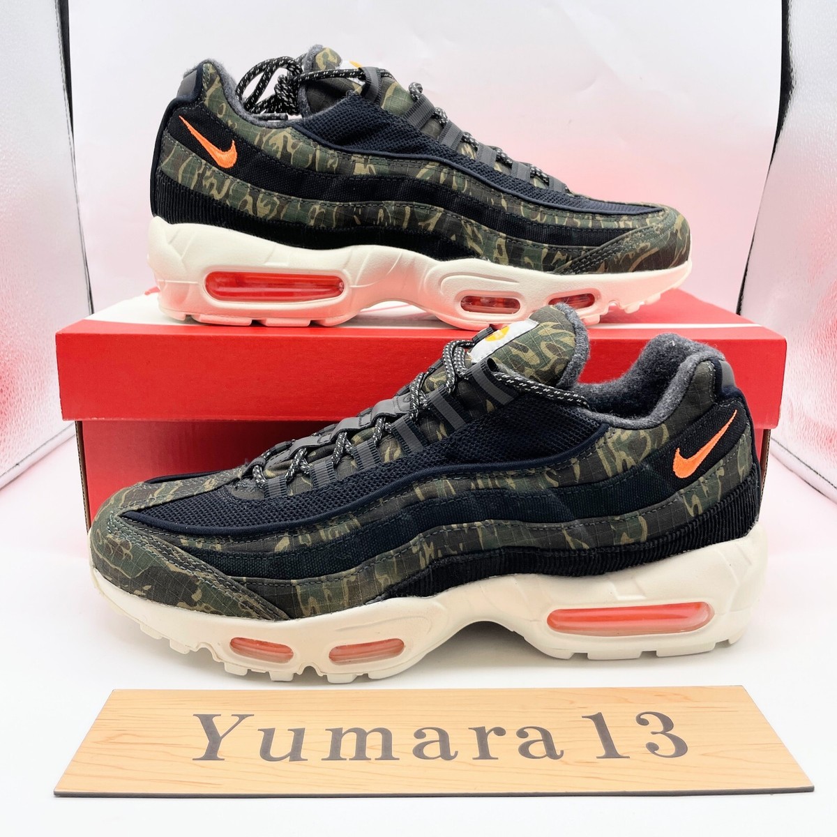 靴 NIKE AIR MAX 95 CARHARTT WIP 26cm Carhartt WIP X Air Max 95 'Camo' - Nike - AV3866 001 - black