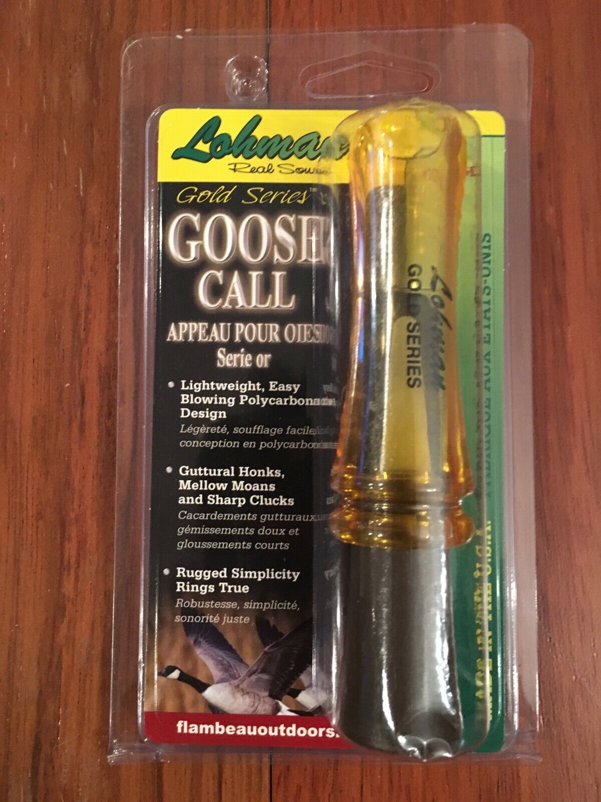 New Flambeau LOHMAN Real Sound Gold Series Goose Call #1025L