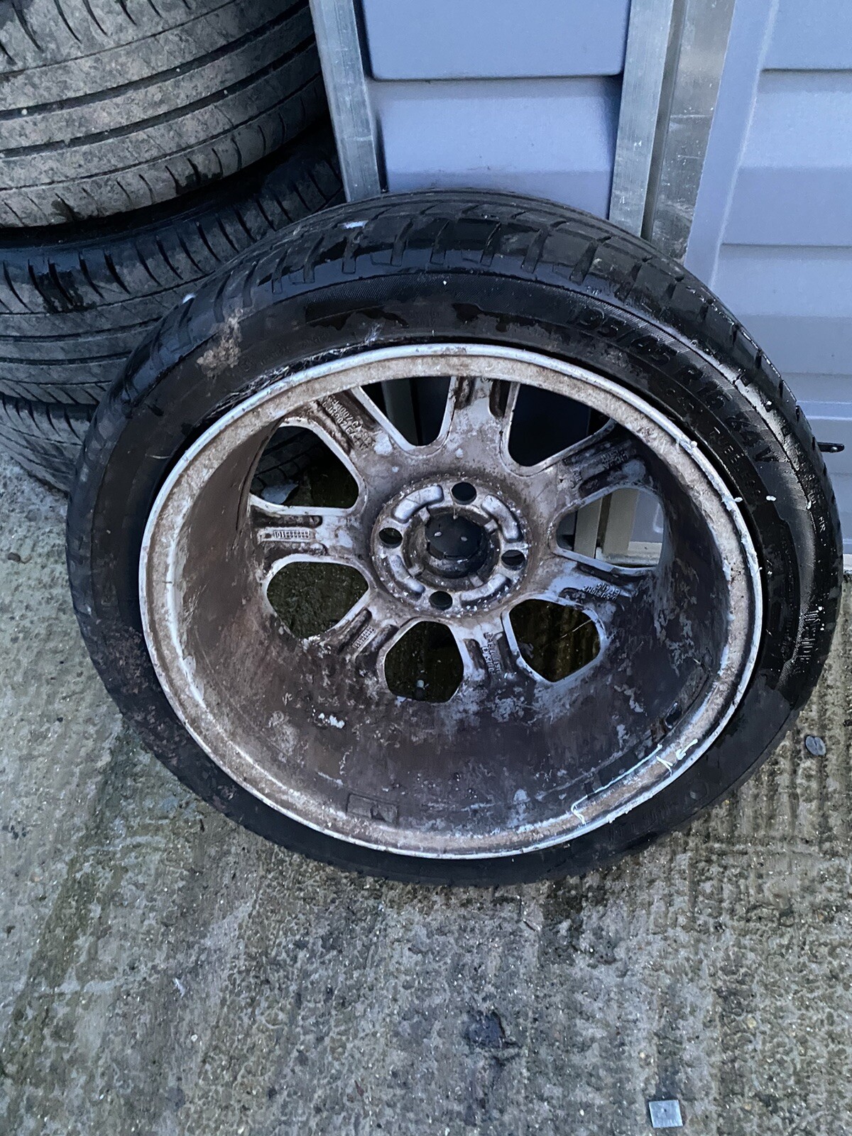 16" FORD FIESTA MK 7/8 Titanium 7 Spoke ALLOY WHEEL Buckled And TYRE Bx8 eBay