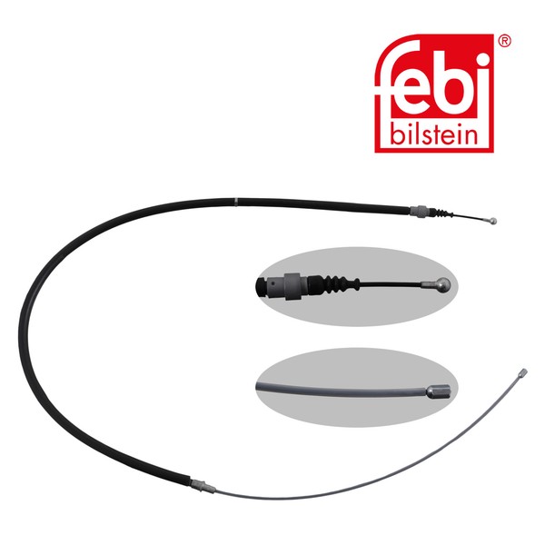Febi Bilstein Handbremsseil Bremsseil Hinten Links Passend FüR VW Polo-image