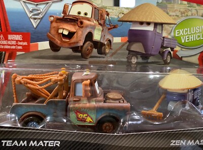 ミニカー Team Mater & Zen Master Pitty DISNEY PIXAR CARS 