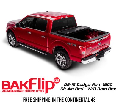 Bakflip G2 Tri Fold Tonneau Cover 02 18 Dodge Ram 1500 6ft 4in Bed W O Ram Box Ebay