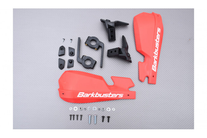 Protège-mains Barkbusters VPS rouge pour vos sorties enduro et voyages en trail