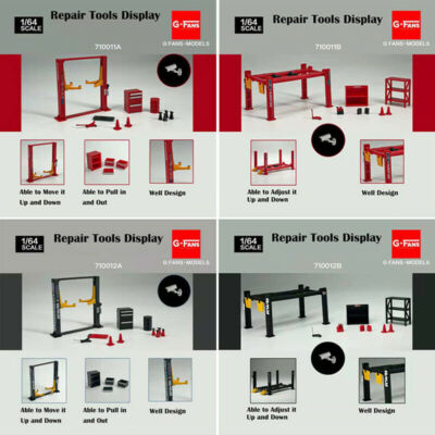 1/64 Scale Car Support Prop Lifting Machine Gantry Frame