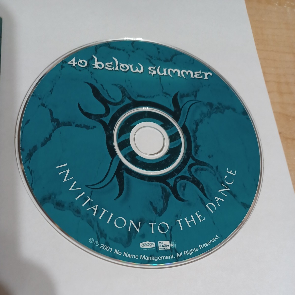 40 Below Summer Invitation To The Dance 2 Song EP Sampler CD 2001