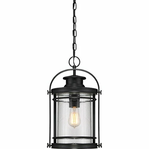 Quoizel BKR1910K 1-Light Booker Outdoor Lantern in Mystic Black - Picture 1 of 9