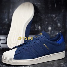 Adidas Superstar Adv Navy Royal Blue White Mens Skate Shoes Id3365