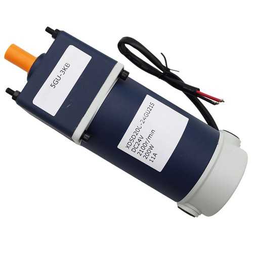 TECHTONGDA 400/600 RPM Electric Worm Gear Reducer Gearbox DC12V/24V 200W - Picture 20 of 24
