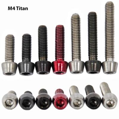 Titan M4 12 15 20 25 Schraube Konvex Unterlegscheibe Vorbau Ritchey bolt
