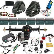 Rear Wheel Track Axle Kit 1000W 1500W Differential Brushless Motor 4 Wheeler ATV