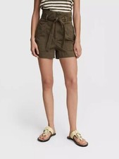 Rag and Bone Shorts Field Cargo Cotton Green Size 24