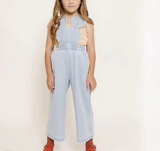 Mickey Minnie Mouse Light Denim Overall Youth Kids Size 10 Pepper Kids