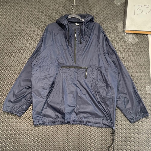 Vintage Y2K Old Navy Dark Blue Windbreaker Jacket Men's Size XL Casual Wear