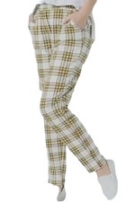 AnyBody Cozy Knit French Terry Printed Pant Bright Olive