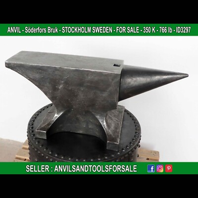ANVIL - Söderfors Bruk - STOCKHOLM SWEDEN - 350 K - 766 lb
