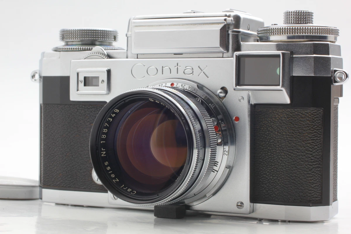 *Top Mint* Zeiss Ikon Contax IIIa Film Camera w/ Sonnar 50mm F1.5 From JAPAN