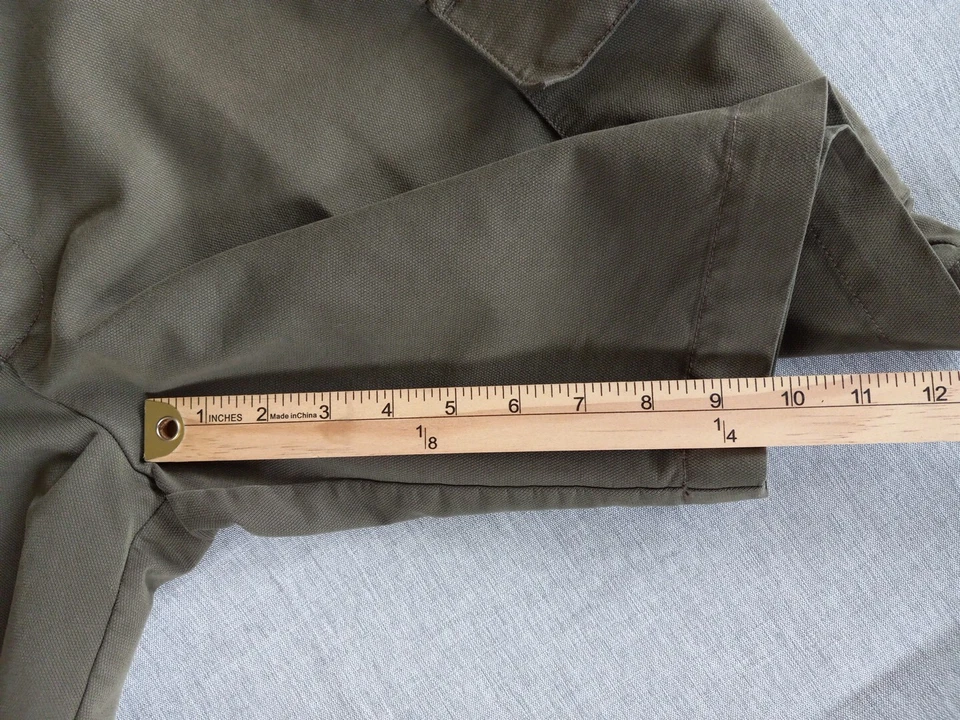 Pantalón corto utilitario Van Heusen Studio 40 carga exterior rayón/poliéster verde militar Foto 4 de 4