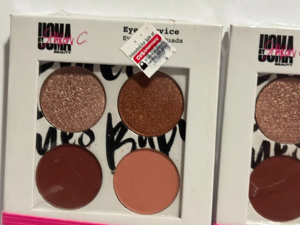 2 PACK Uoma by Sharon C, Eye Service Eyeshadow Quad Dreaming - Image 3 of 4